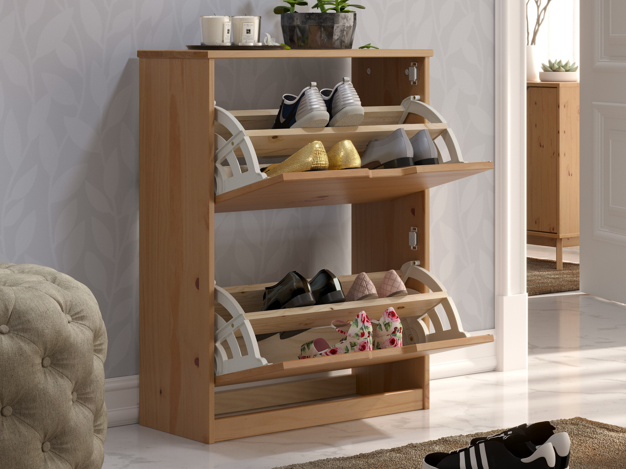 Sapateira Indianapolis C102 (Carvalho de mel)