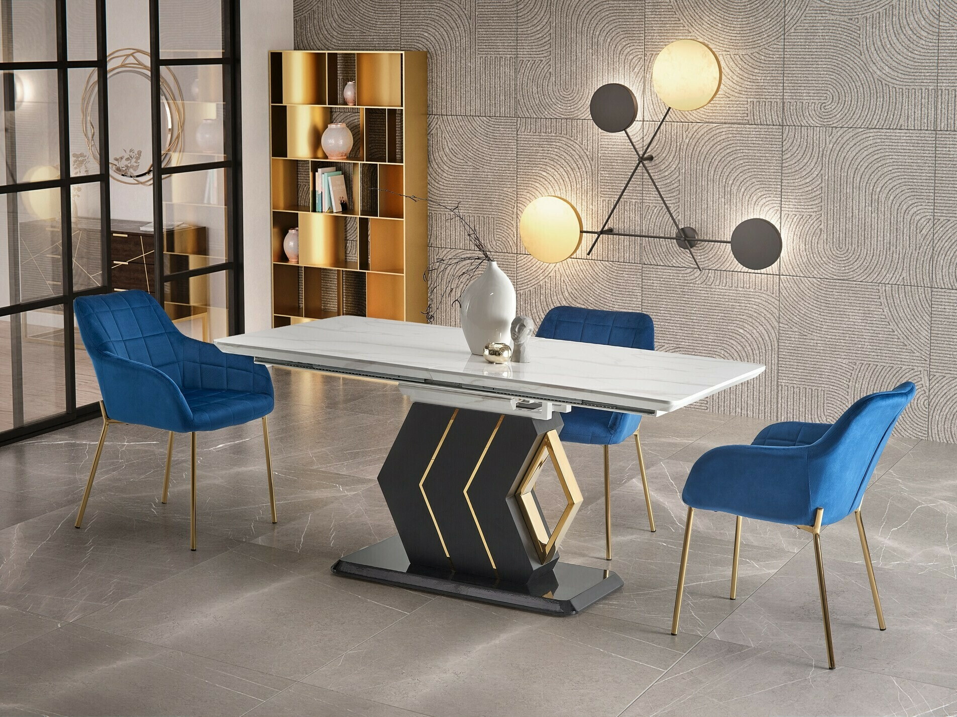 Cadeira Houston 628 (Azul escuro)