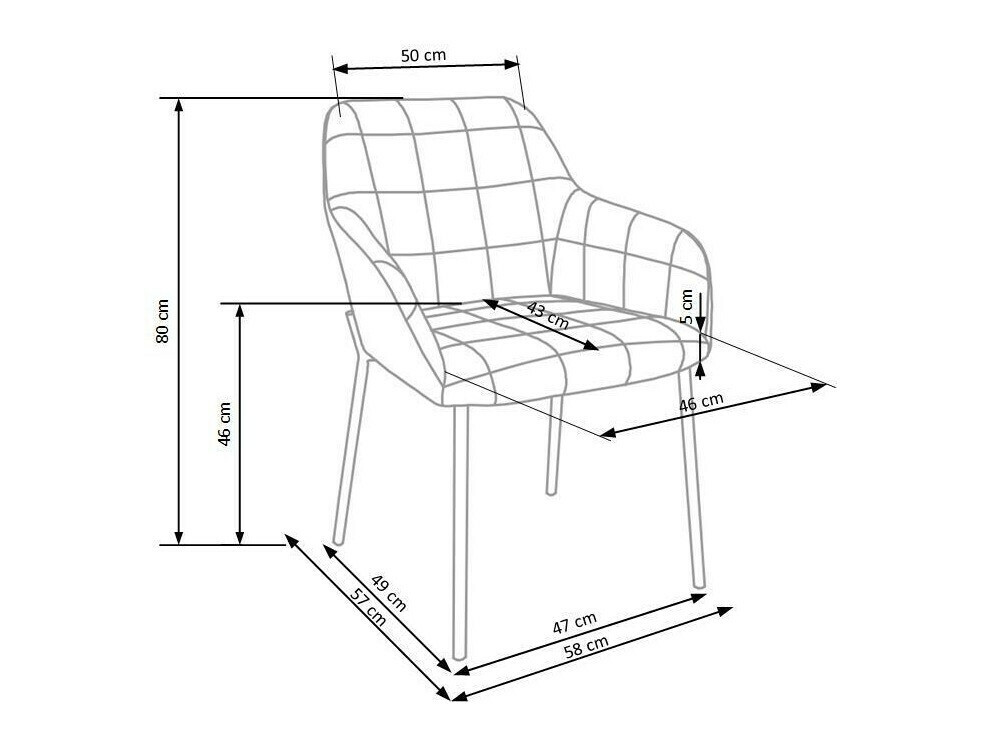 Cadeira Houston 628 (Azul escuro)