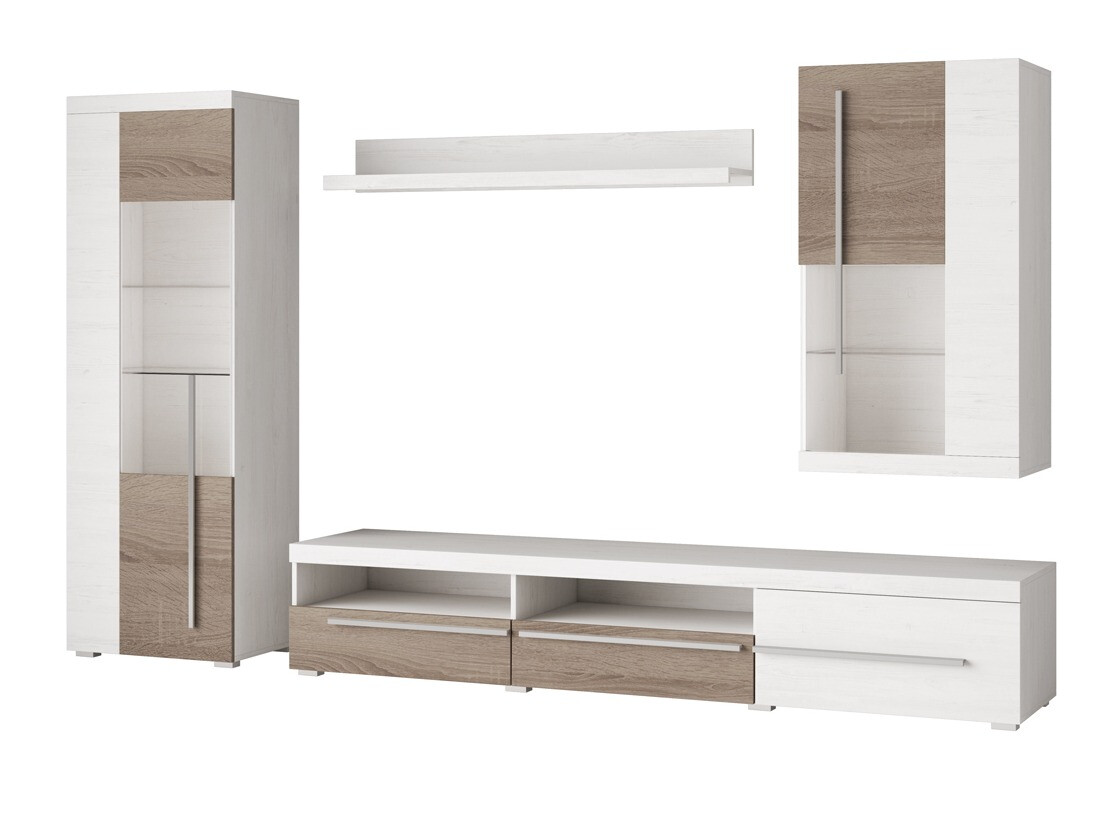 Conjunto para sala de estar Sorciro 105 (Anderson pinho + Brigadeiro carvalho)