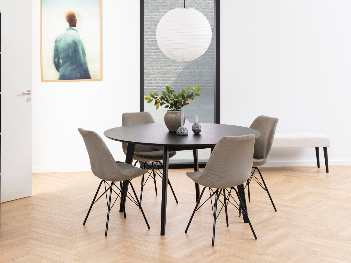 Conjunto para refeições Norsica 505 (Bege + Preto)