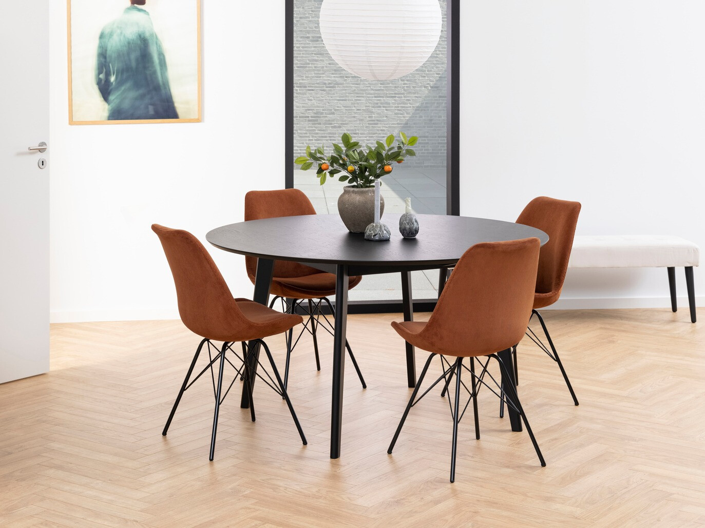 Conjunto para refeições Norsica 505 (Cobre + Preto)