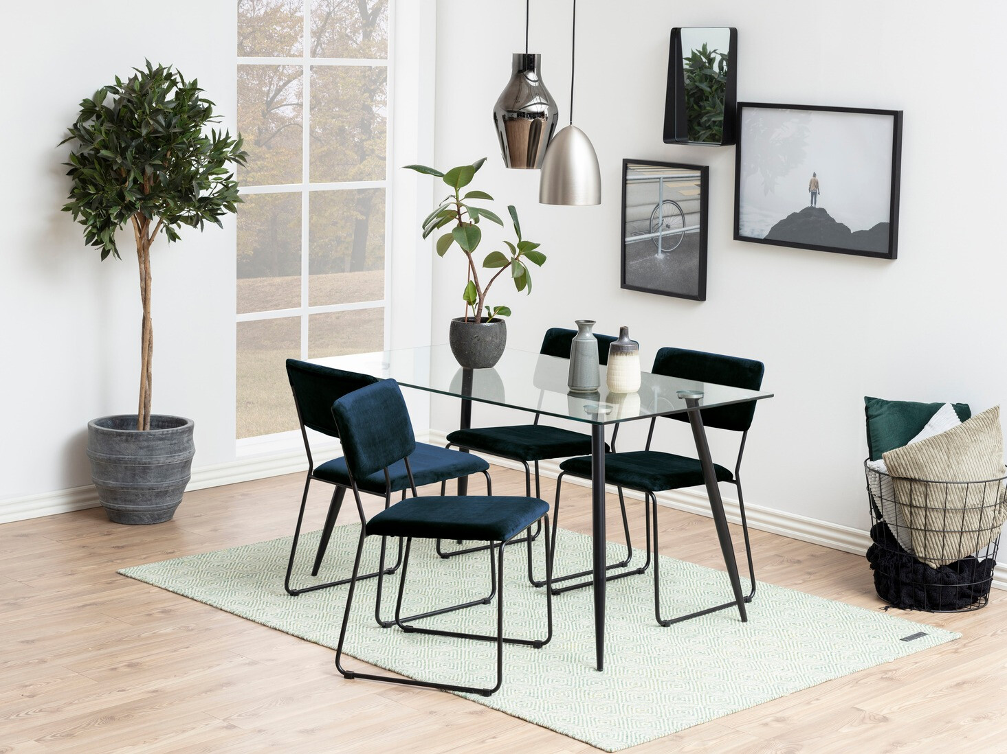 Conjunto para refeições Norsica 557 (Azul escuro + Preto)