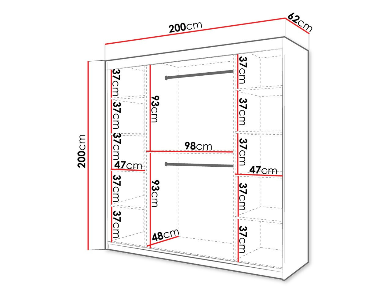 Roupeiro Hartford 476 (Branco)