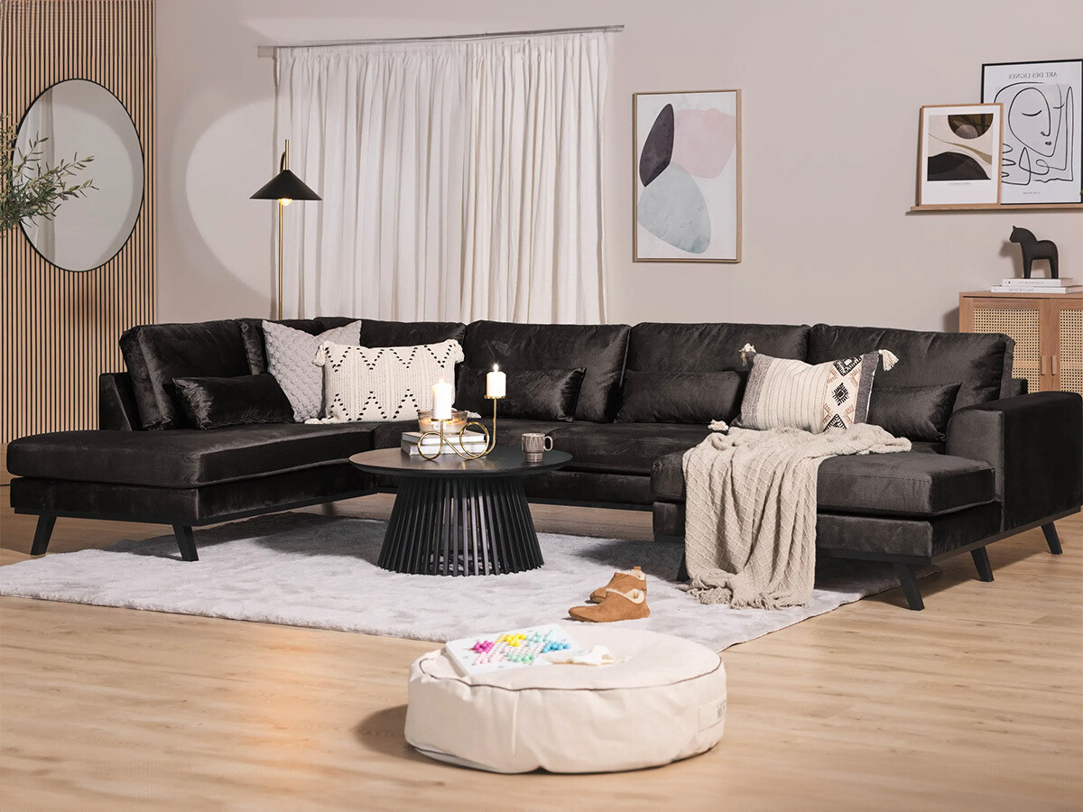 Sofá de canto Floromo 101 (Monolith 95)