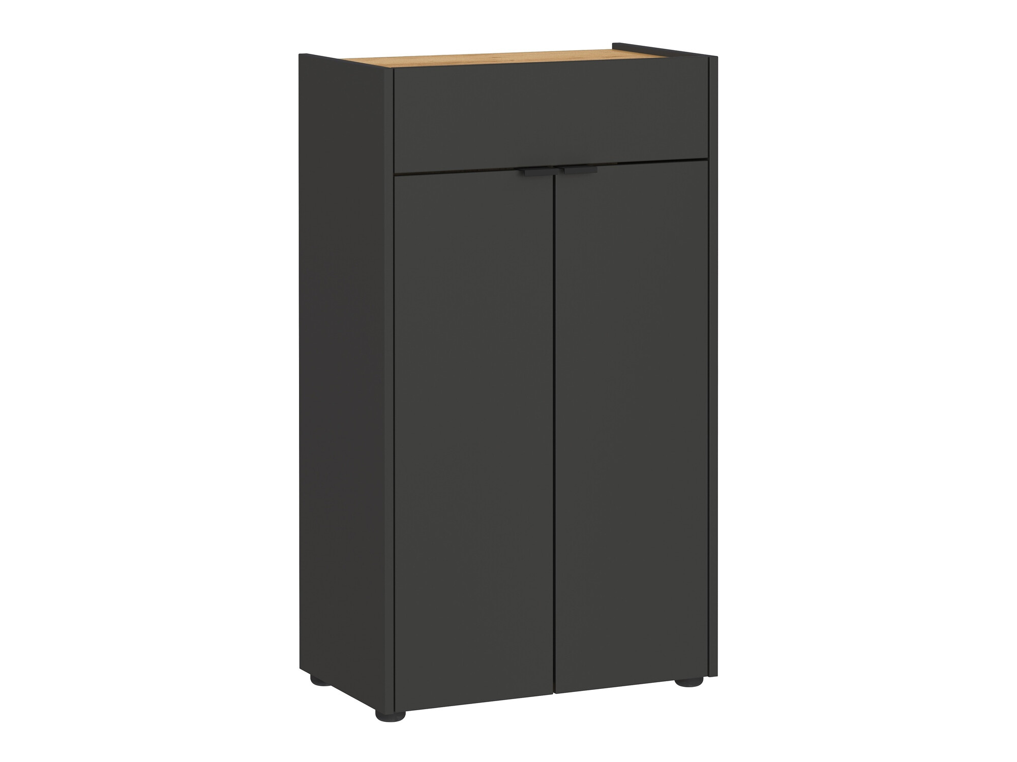 Armário colocado para casa de banho Ventei 102 (Grafite + Navarra carvalho)