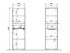 Conjunto para casa de banho Ventei 106 (Branco + Navarra carvalho)