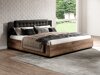 Cama Felelie 109 (Carvalho Flagstaf escuro + Cobre)