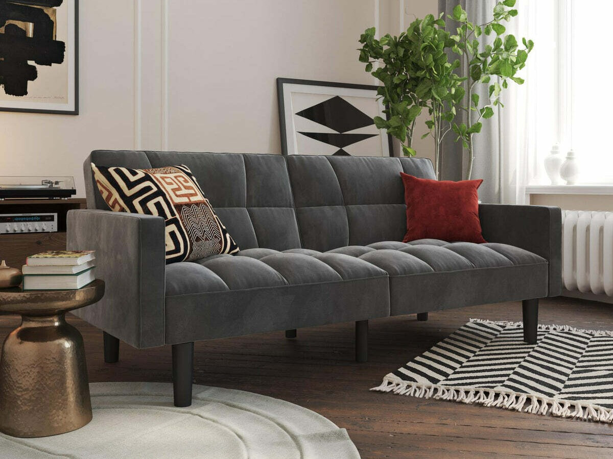 Sofá cama Tulsa 639 (Cinzento)