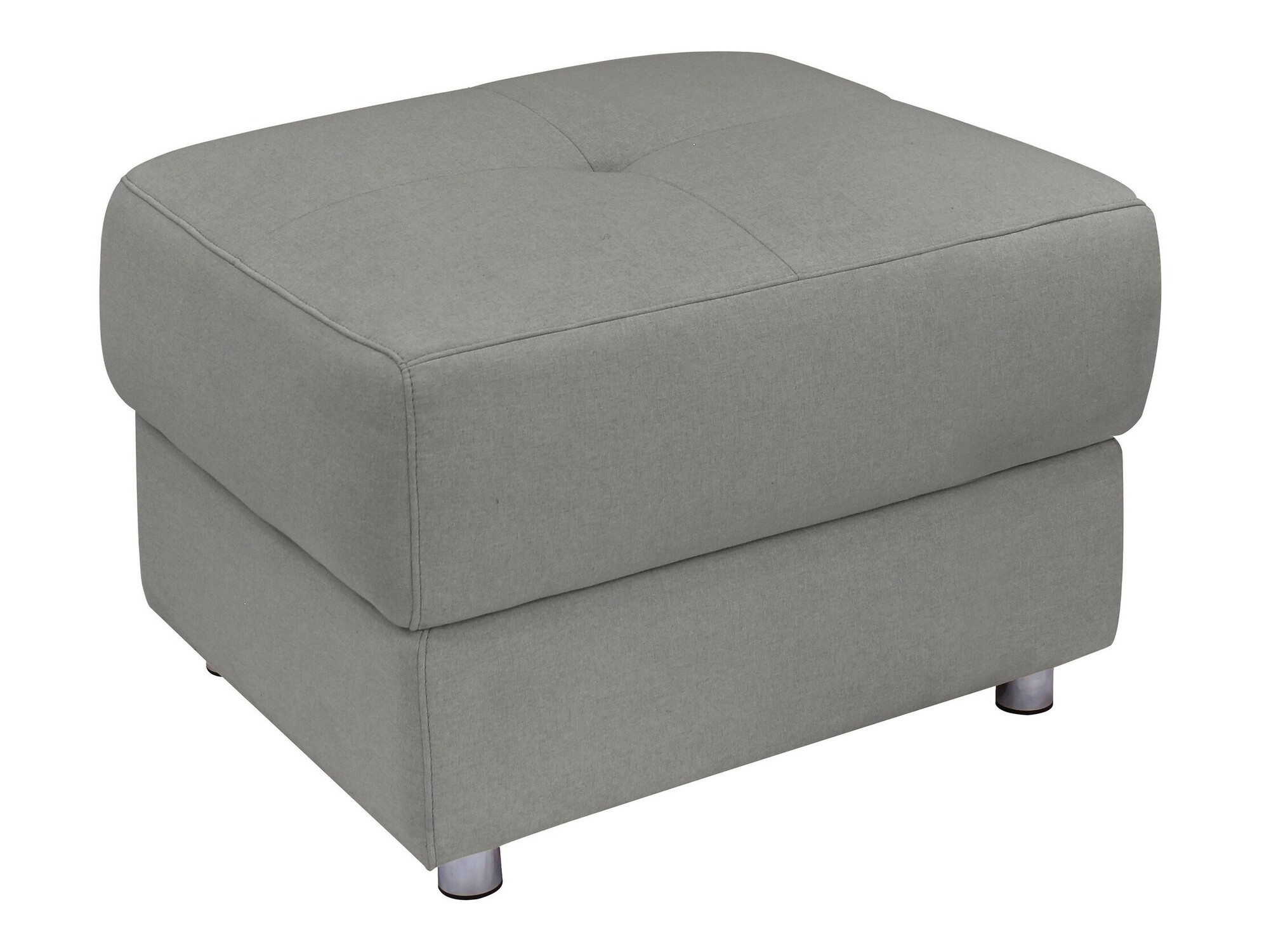 Banco estofado Denton 1312 (Cinzento claro)