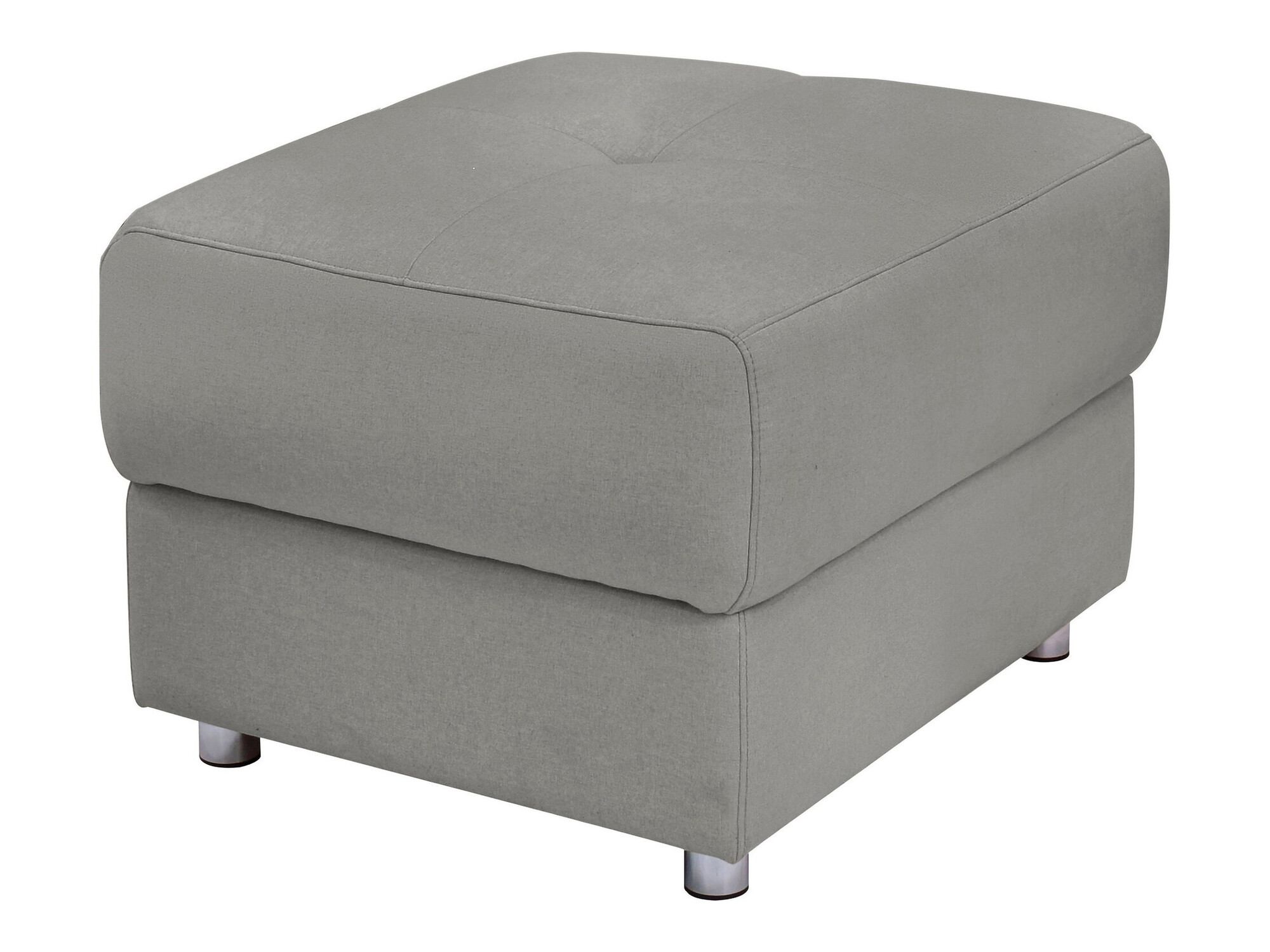 Banco estofado Denton 1312 (Cinzento claro)