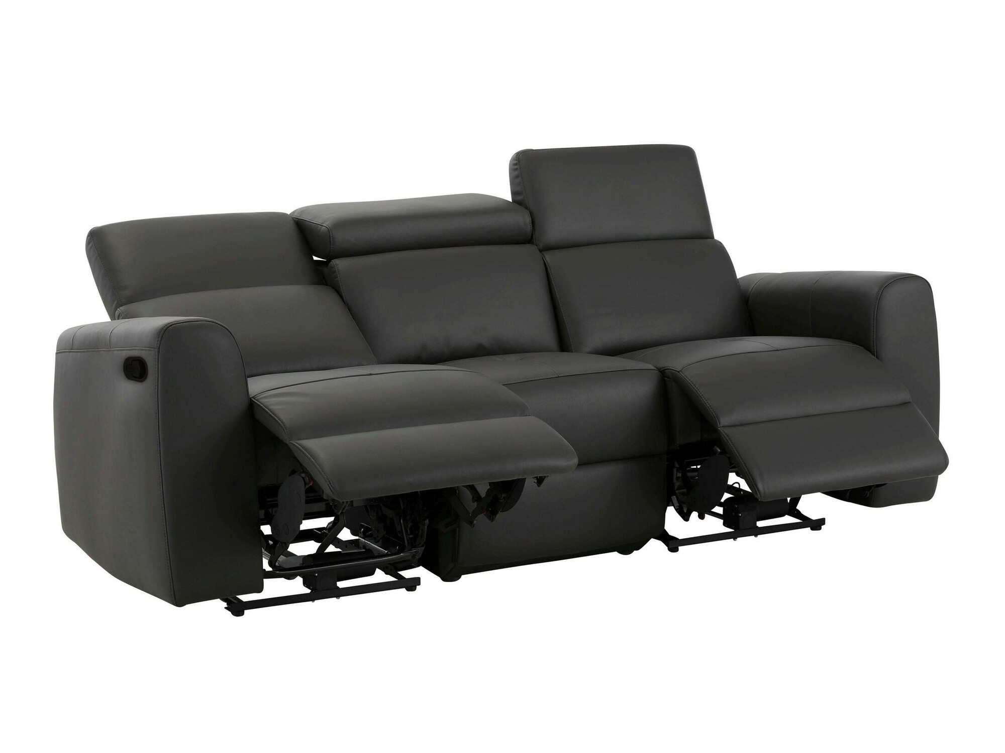 Sofá reclinável Denton 1314 (Castanho)