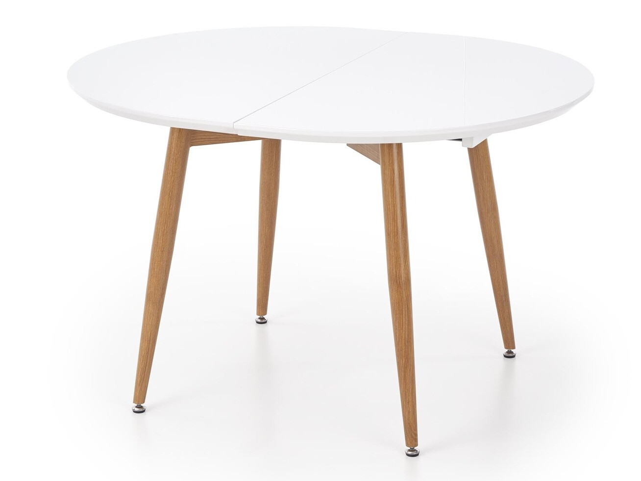 Mesa Houston Humus (Branco + Carvalho de mel)