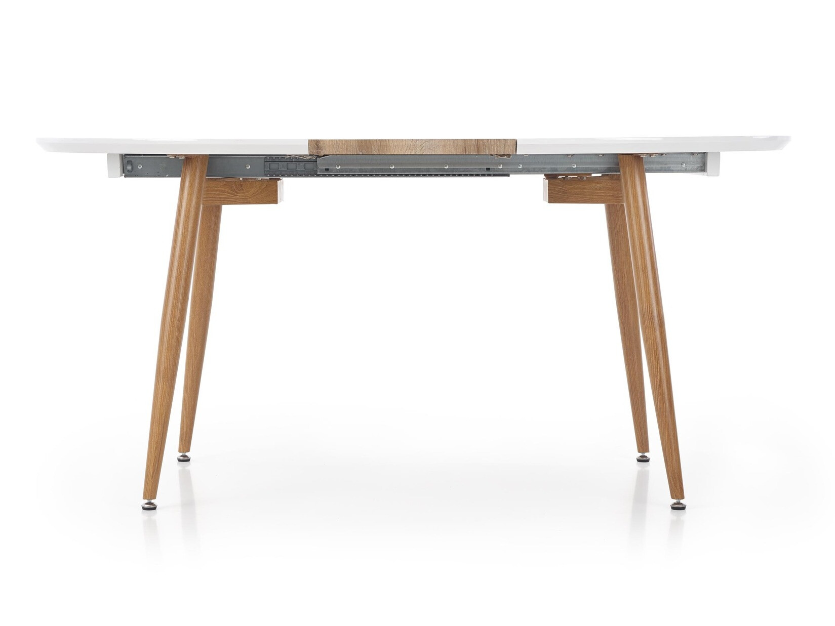 Mesa Houston Humus (Branco + Carvalho de mel)