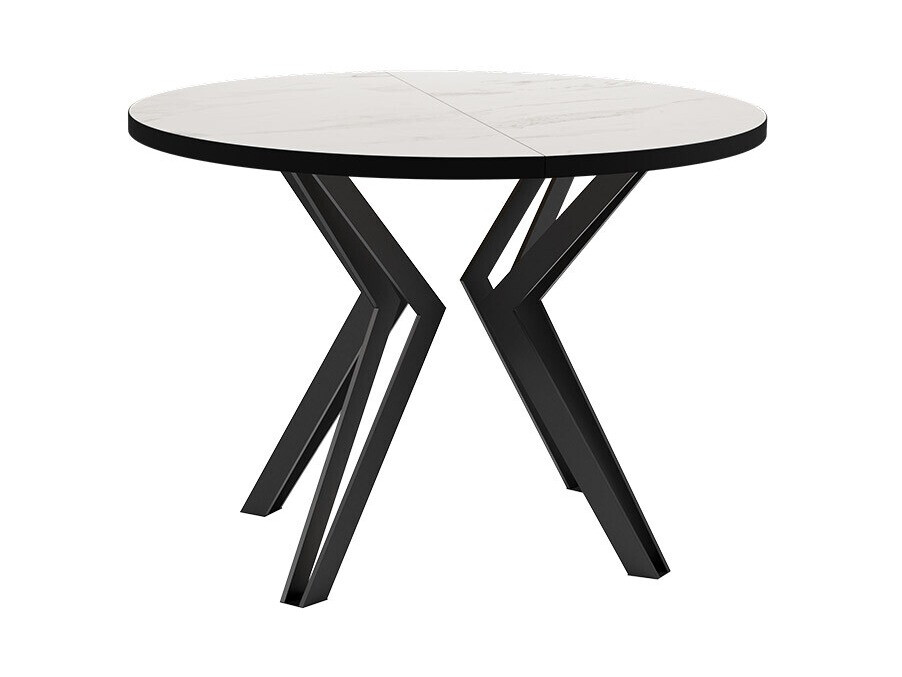 Mesa Oswego 111 (Marmore branco + Preto)
