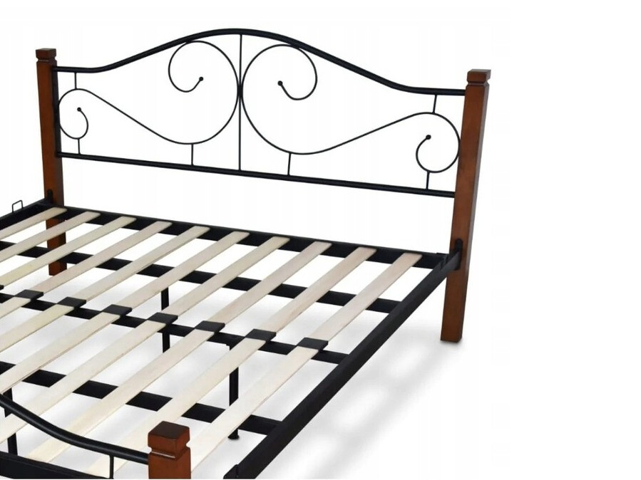 Cama Houston 574 (Cor de cereja + Preto)