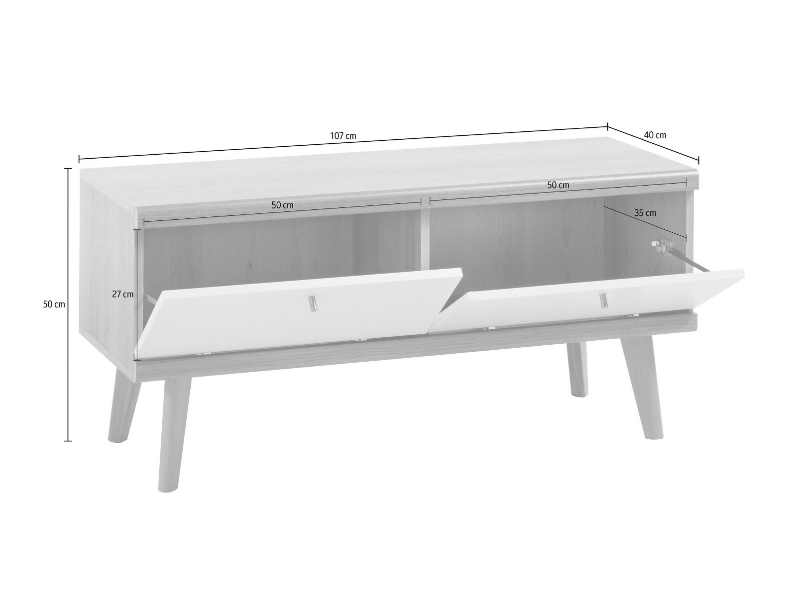 Móvel de TV Elbfiou 109