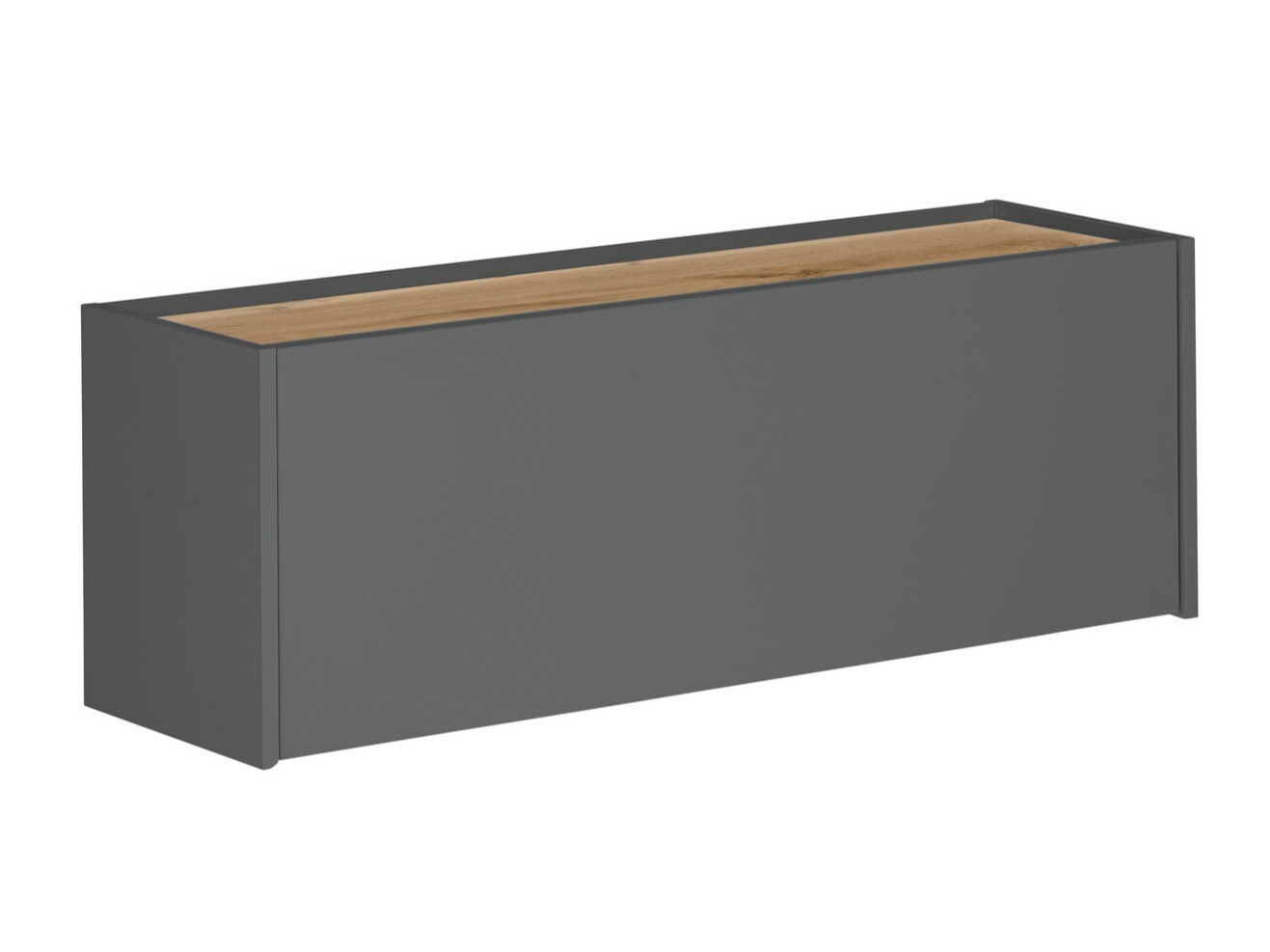 Armário de parede Elbsori 109 (Antracite + Carvalho wotan)
