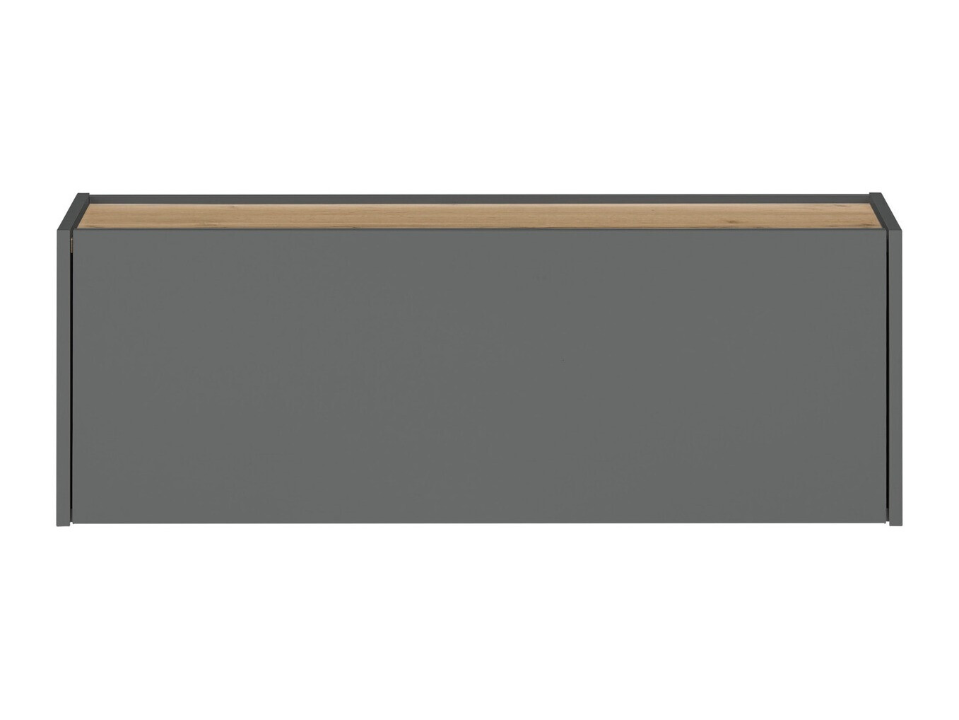 Armário de parede Elbsori 109 (Antracite + Carvalho wotan)