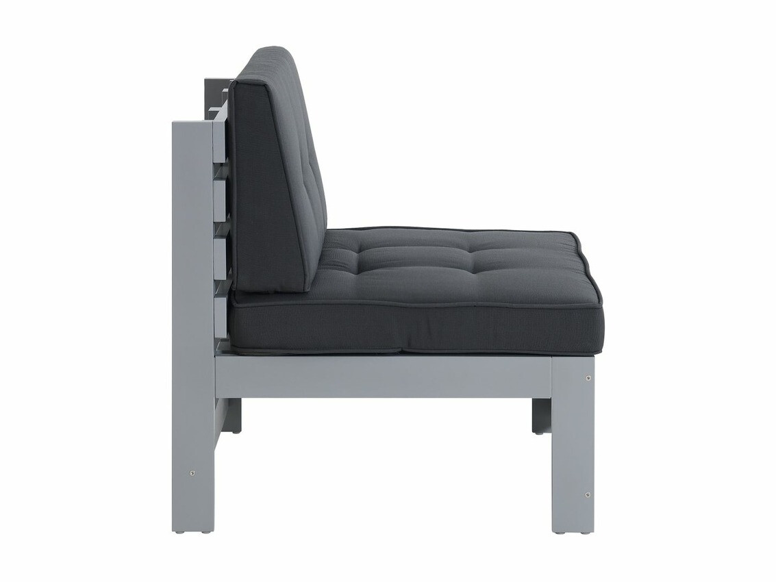 Poltrona para o exterior Riverton 758 (Preto + Cinzento)