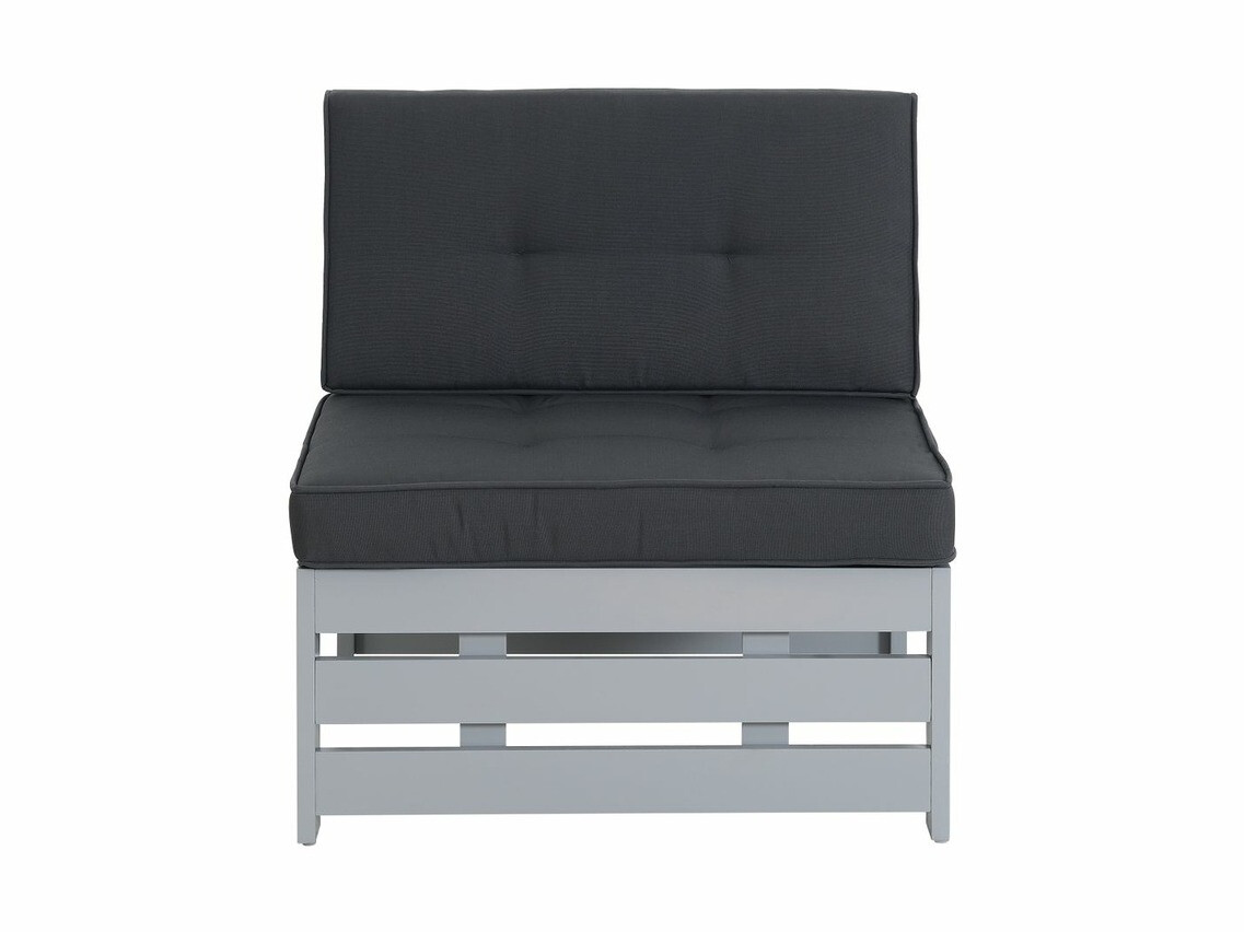 Poltrona para o exterior Riverton 758 (Preto + Cinzento)