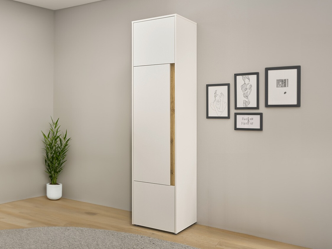 Estante Elbsori 103 (Branco + Carvalho wotan)