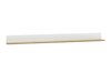Estante de parede Elbsori 126 (Branco + Carvalho wotan)