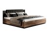 Cama Felelie 109 (Carvalho Flagstaf escuro + Cobre)