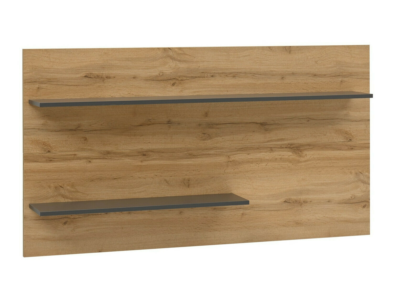 Conjunto para sala de estar Elbsori 135 (Antracite + Carvalho wotan)