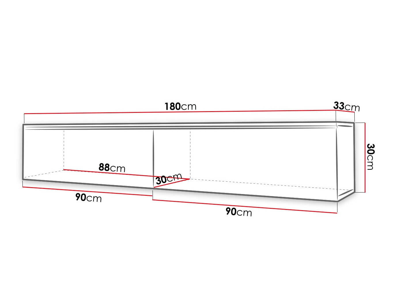 Móvel de TV Scientia I (Carvalho)