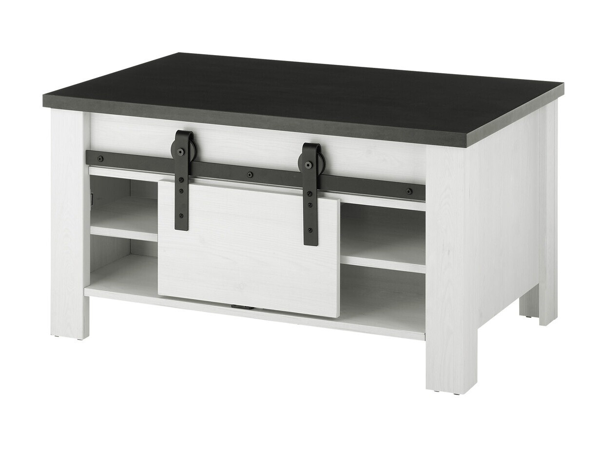 Mesa de centro Cirtale 111 (Antracite + Pinheiro branqueado)