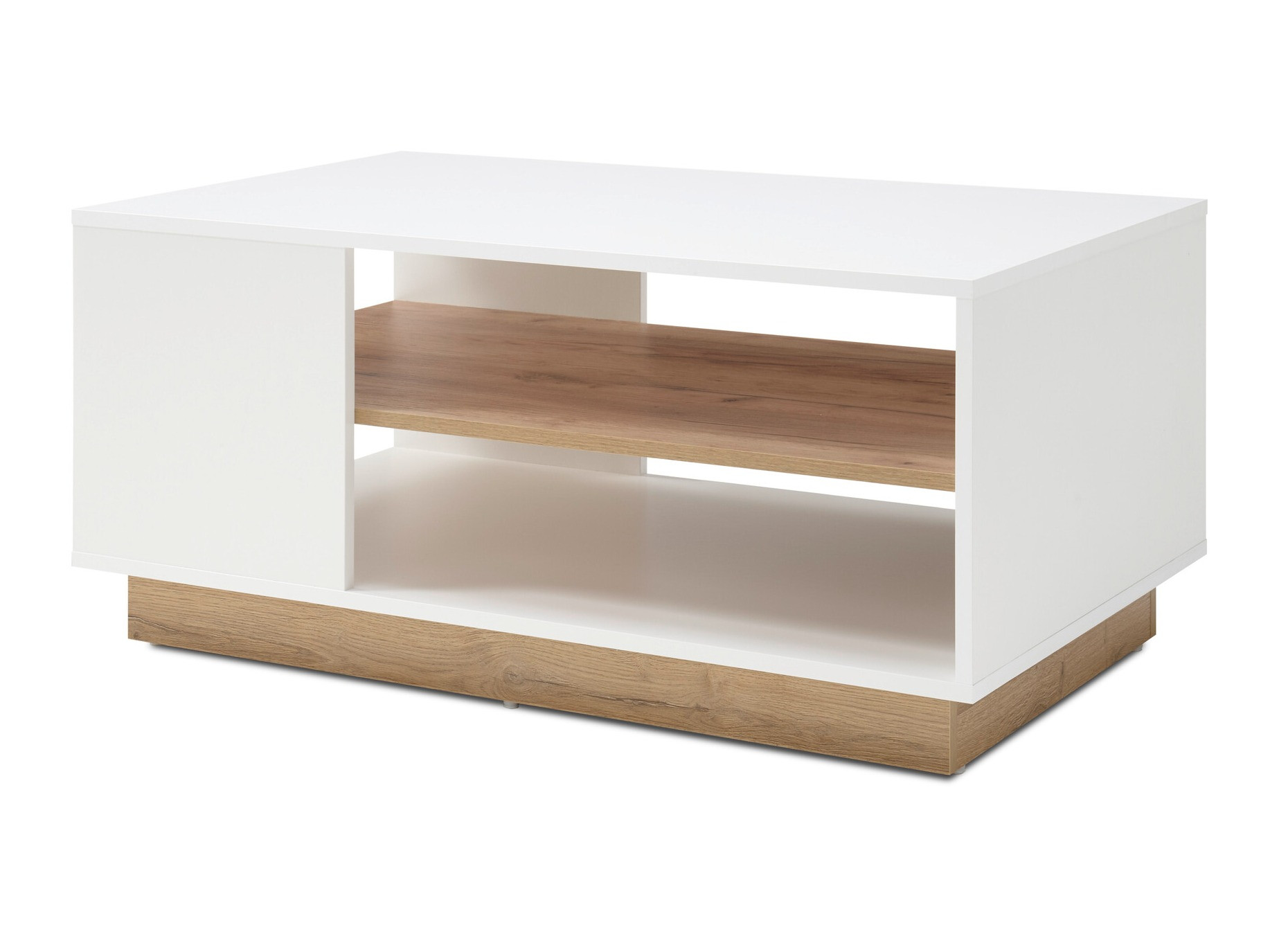 Mesa de centro Veropho 108 (Branco + Carvalho Grandson)