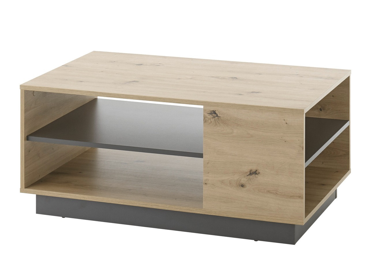 Mesa de centro Veropho 108 (Carvalho Artisan + Grafite)