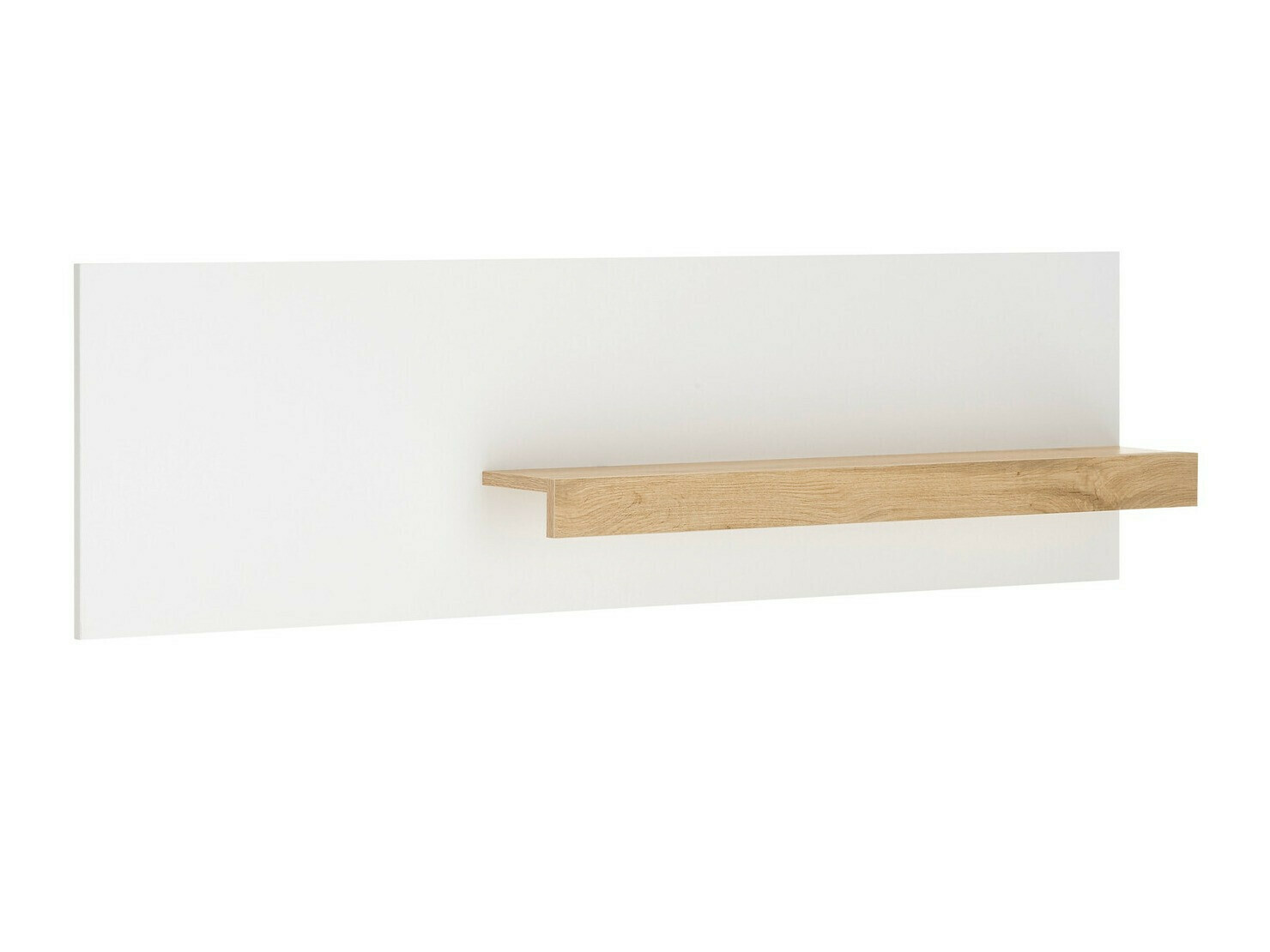 Conjunto para escritório em casa Elbsori 155 (Branco + Carvalho wotan)