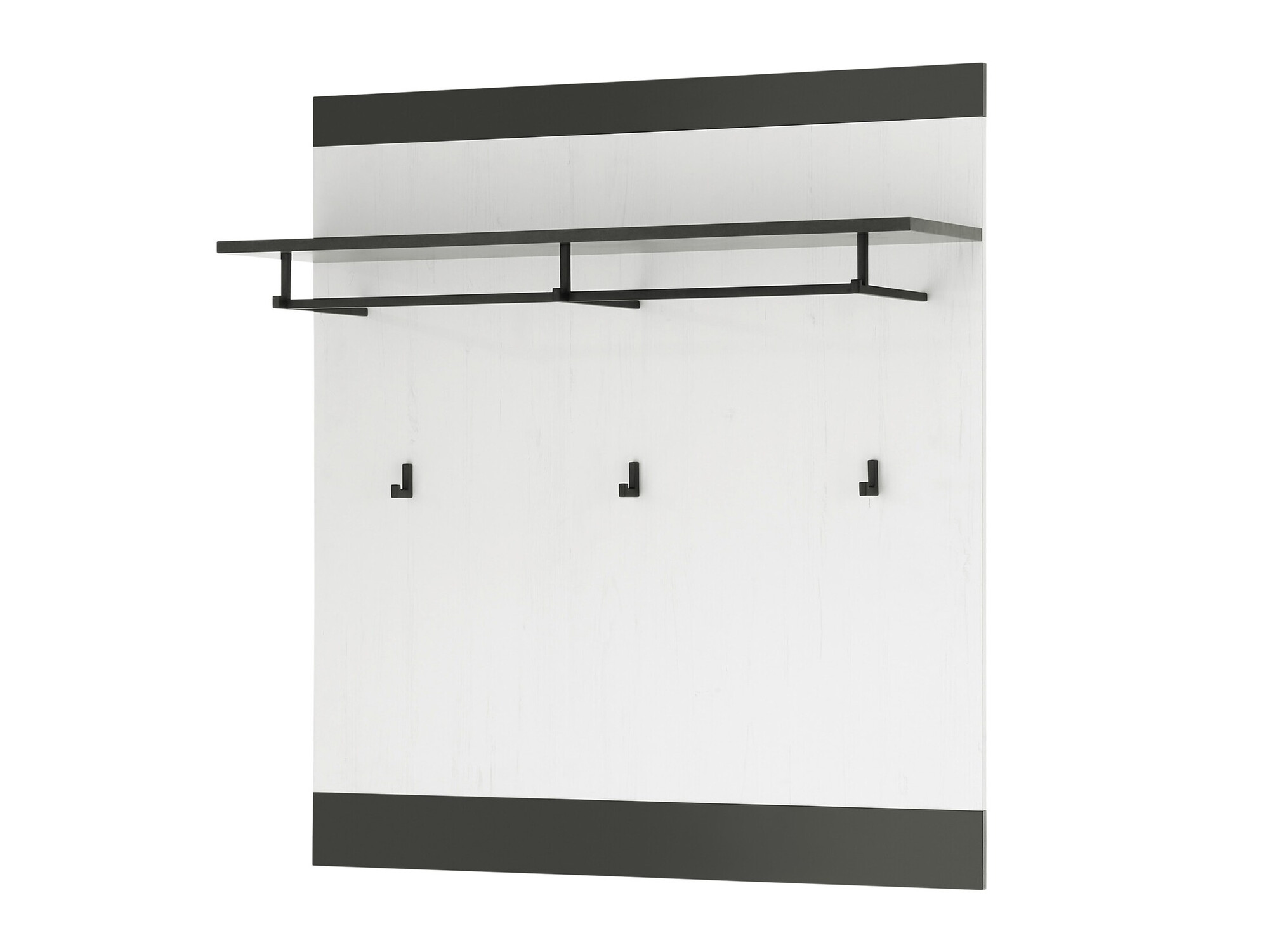 Cabide Cirtale 126 (Antracite + Pinheiro branqueado)