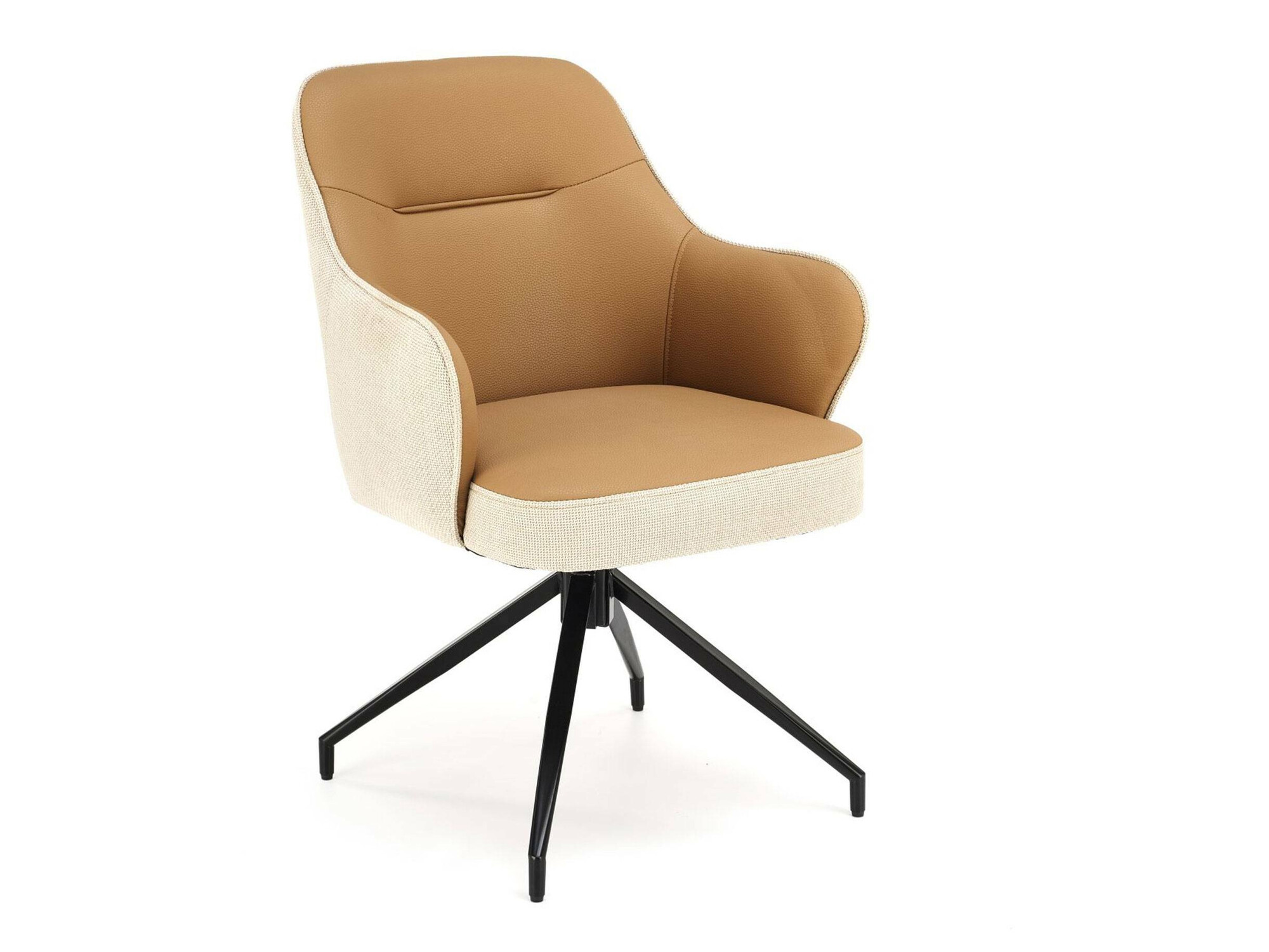 Cadeira Houston 1601 (Bege + Castanho claro)