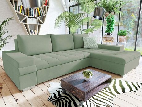 Sofá de canto Comfivo 121 (Uttario Velvet 2954 + Evo 29)