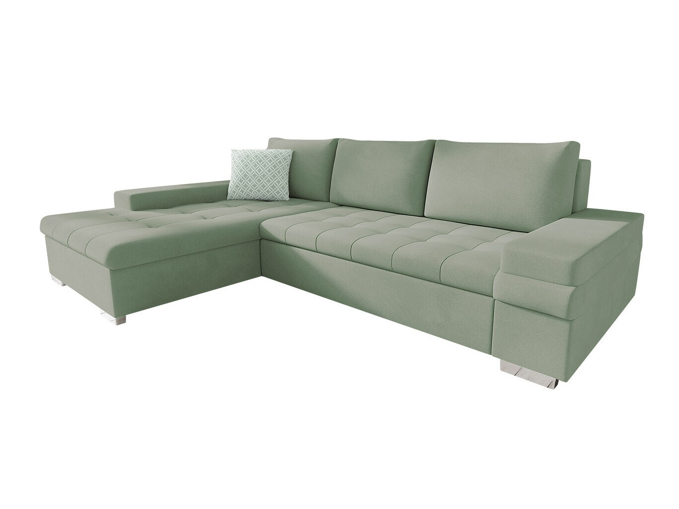 Sofá de canto Comfivo Olivetum I (Uttario Velvet 2954 + Evo 29)