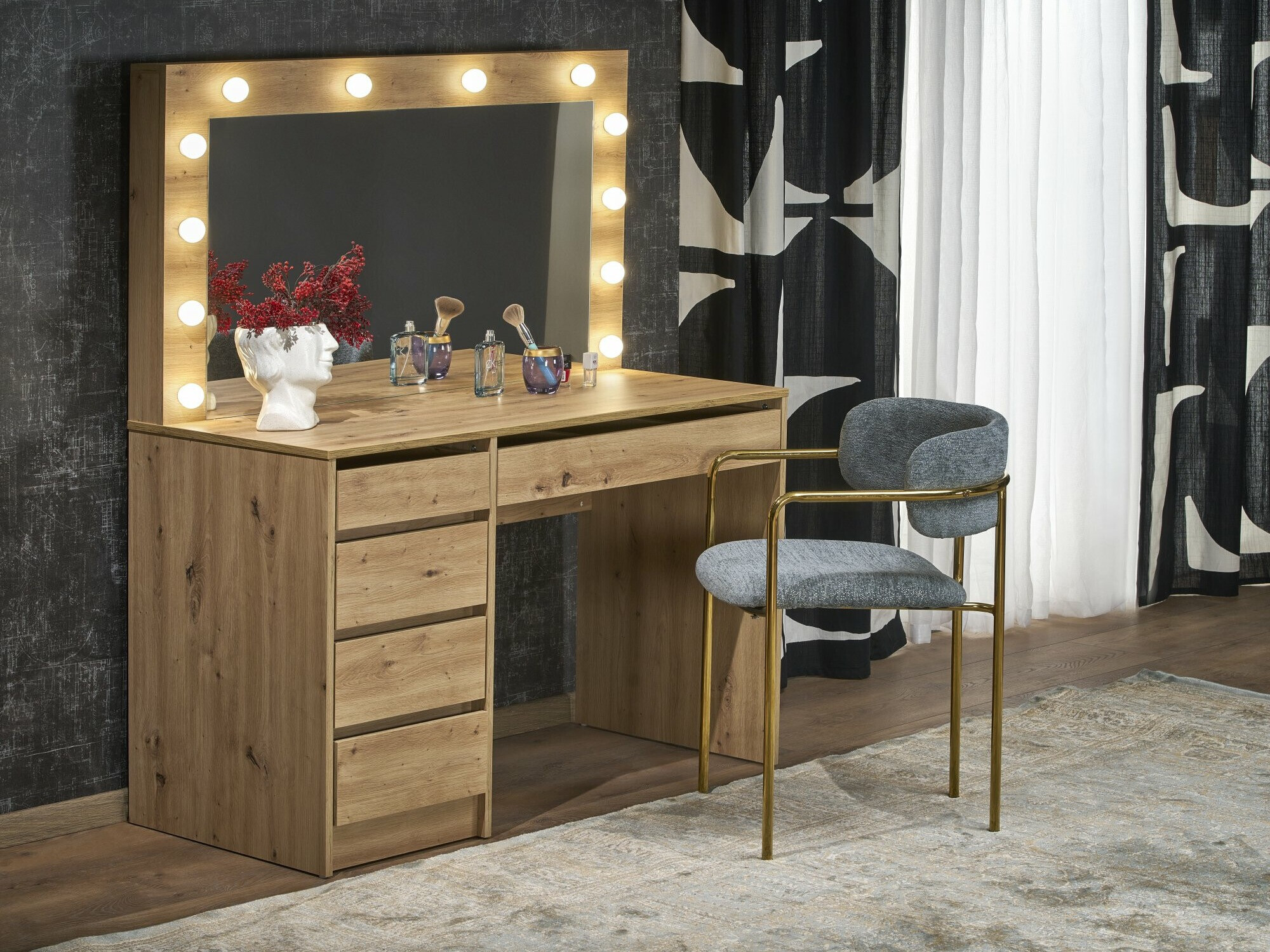 Toucador Houston 1504 (Carvalho Artisan)