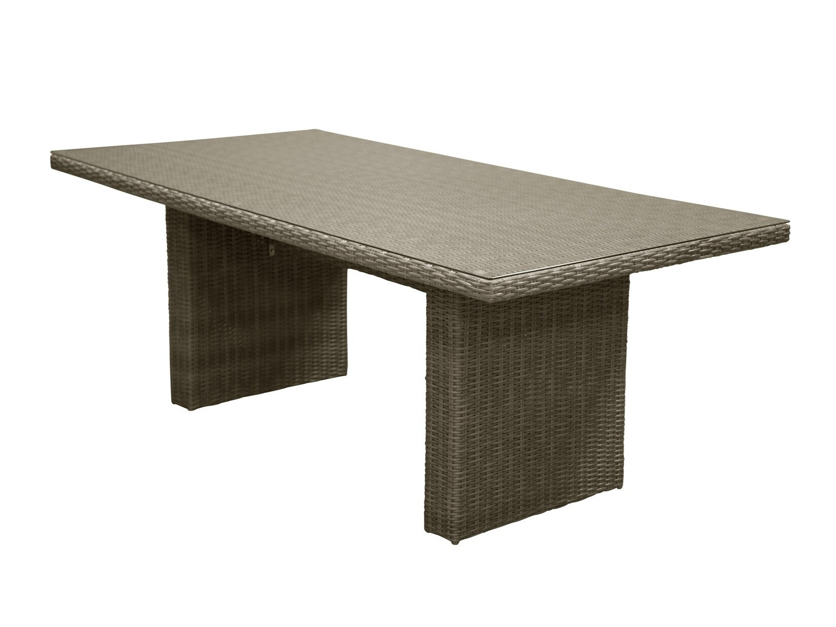 Conjunto de mesa e cadeiras Dallas 2201 (Castanho claro + Bege)