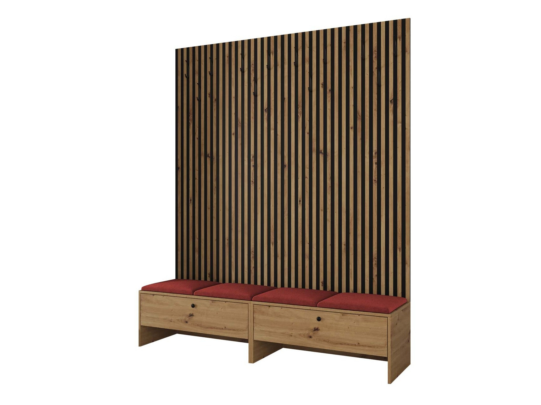 Conjunto para corredor Hartford 485 (Carvalho Artisan + Manila 23)