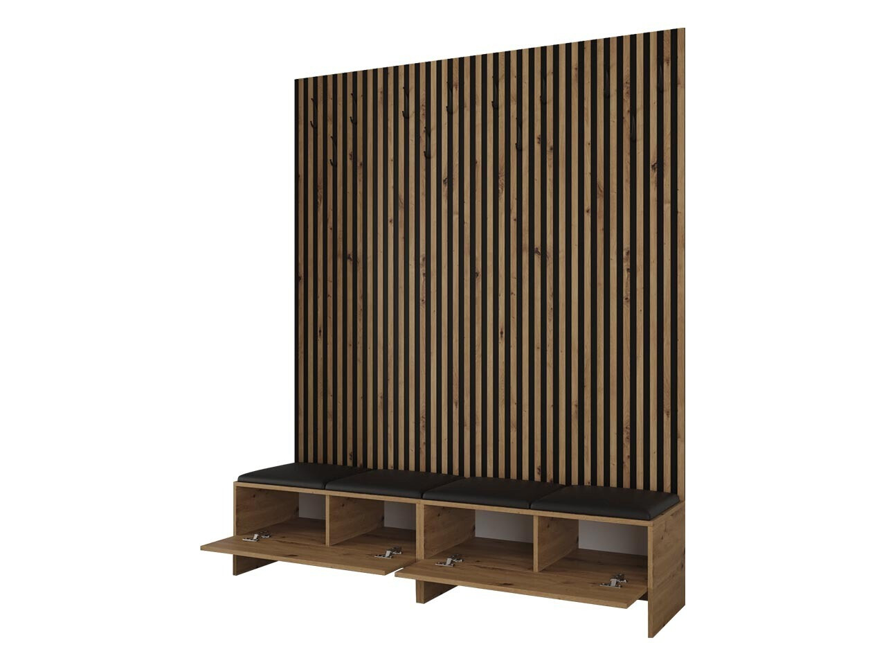 Conjunto para corredor Hartford 485 (Carvalho Artisan + Manila 23)