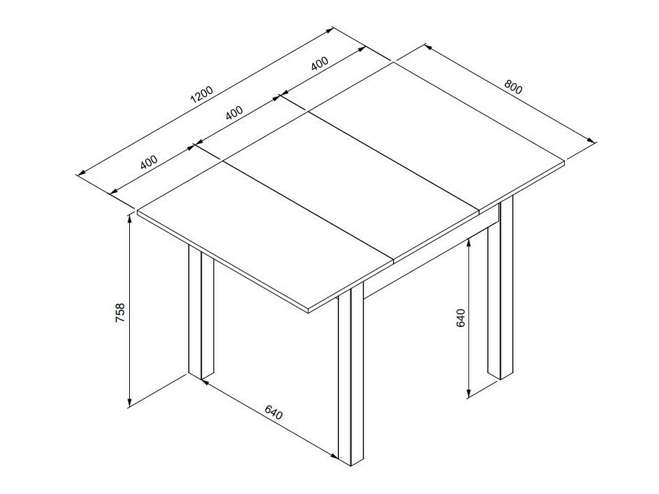 Mesa Findlay 165 (Carvalho sonoma)
