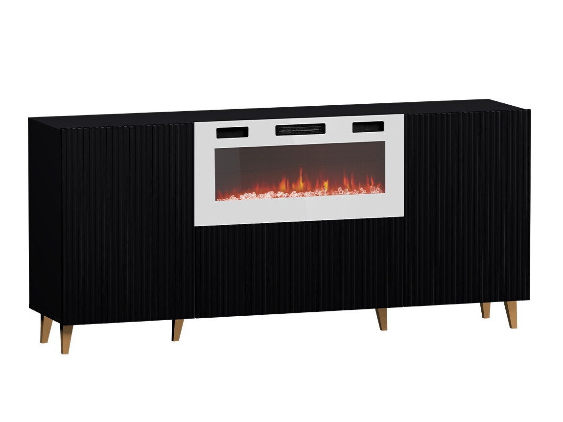 Aparador Dicto I (Preto + Dourado)