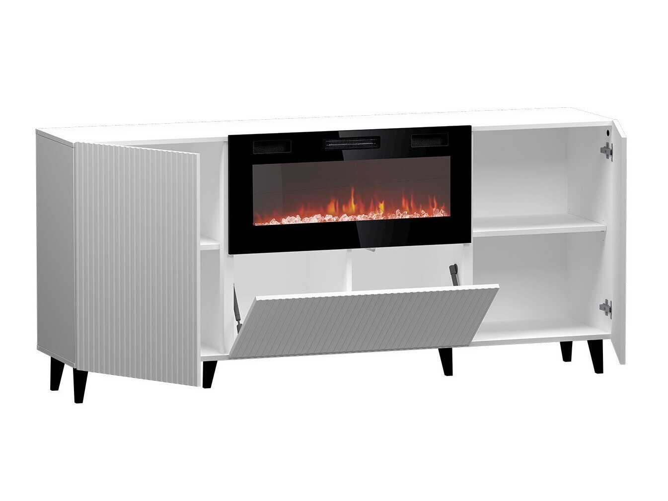 Aparador Dicto I (Preto + Dourado)