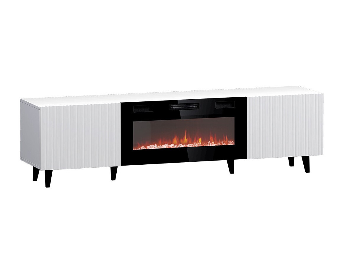 Móvel de TV Dicto II (Branco + Preto)