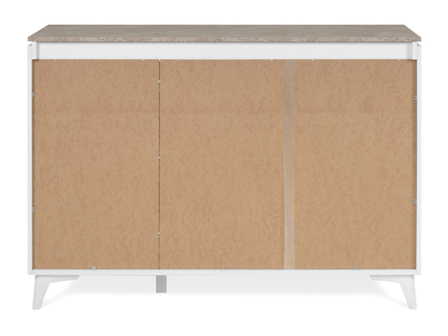 Cómoda Findlay V101 (Branco + Castanho claro)