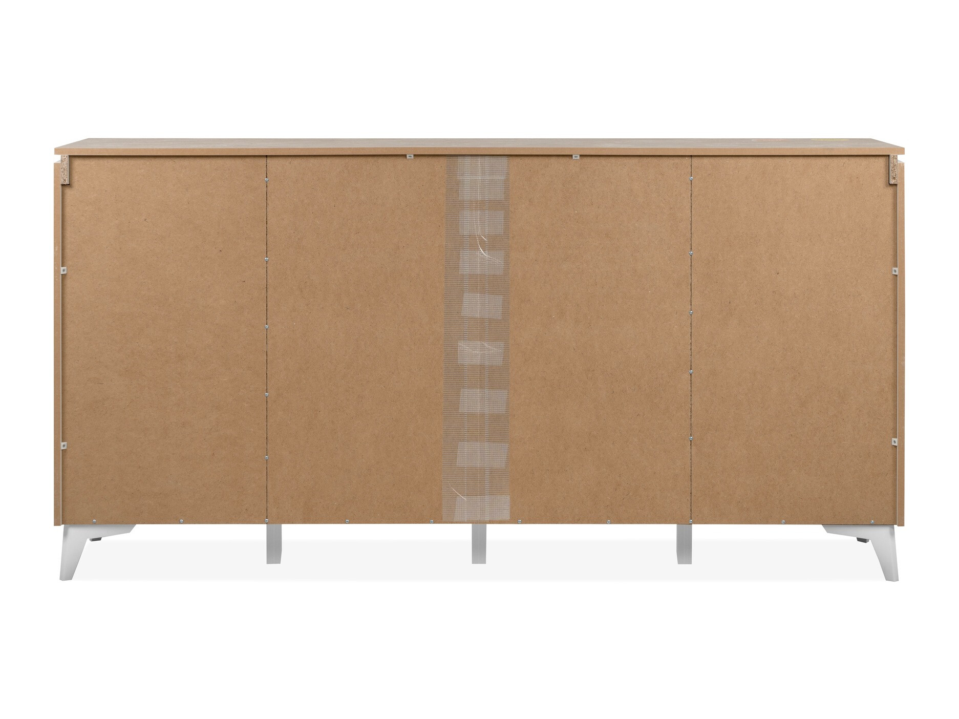 Cómoda Findlay V102 (Branco + Castanho claro)