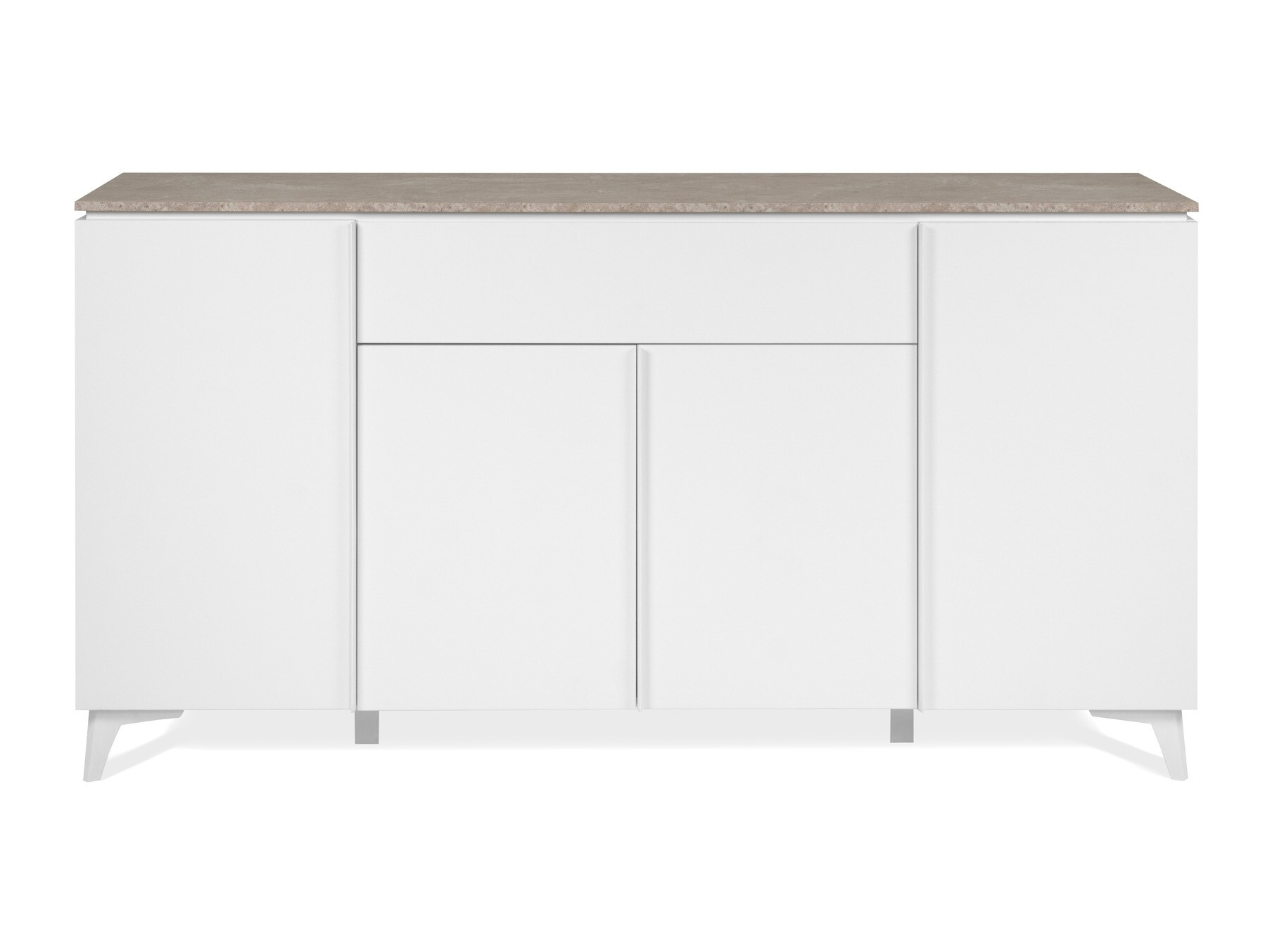 Cómoda Findlay V102 (Branco + Castanho claro)