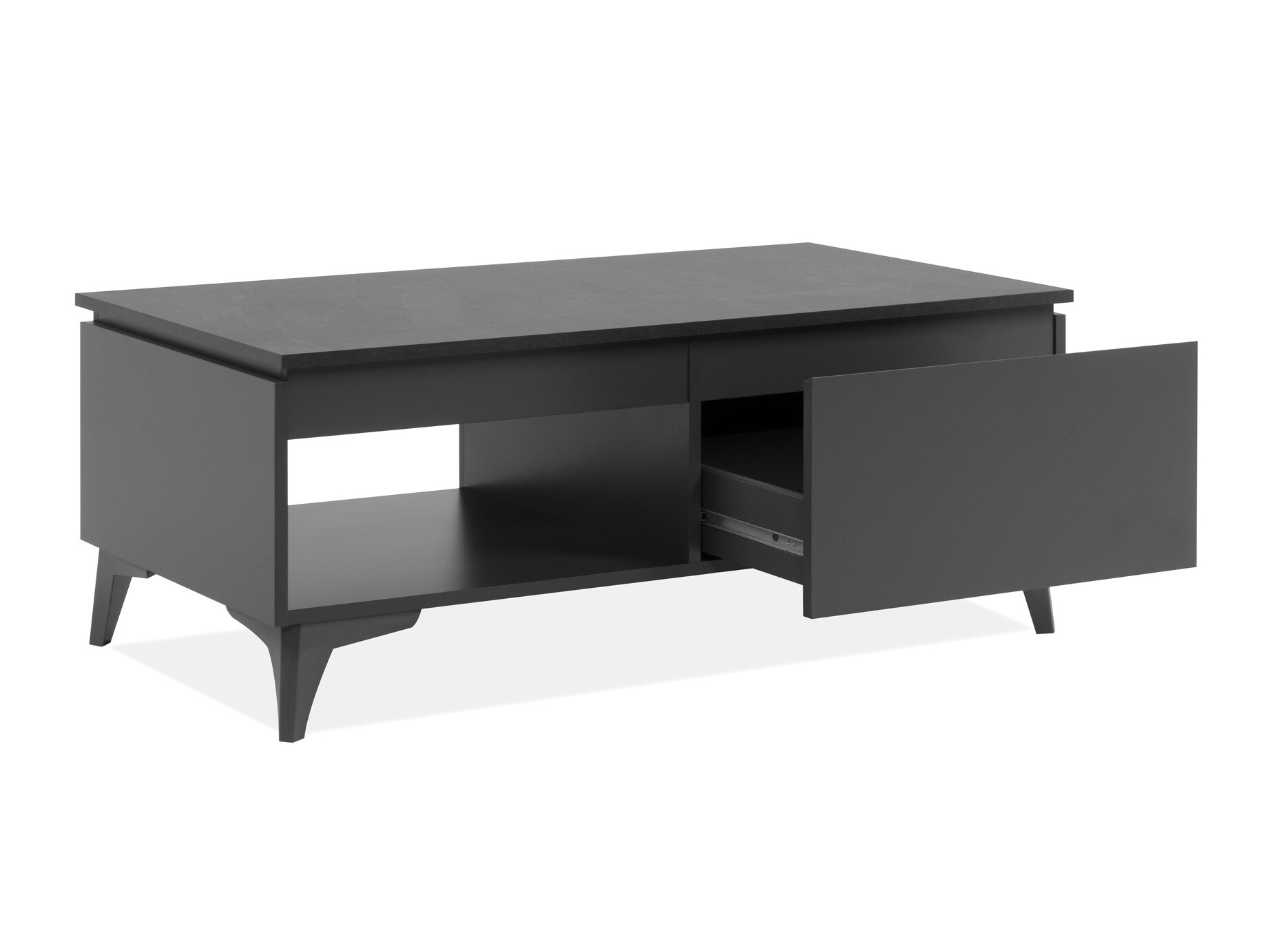 Mesa para revistas Findlay V103 (Antracite + Preto)